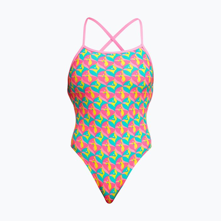 Funkita dámske jednodielne plavky Strapped In One Piece foxy friends 4