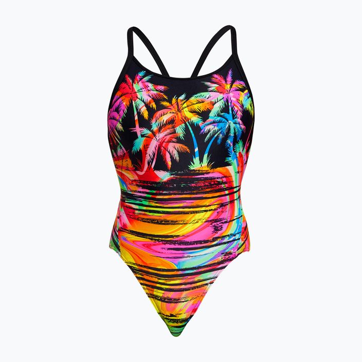 Dámske jednodielne plavky Funkita Diamond Back One Piece sunset city 4