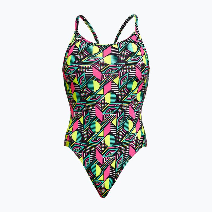 Dámske jednodielne plavky Funkita Diamond Back One Piece dot matrix 4