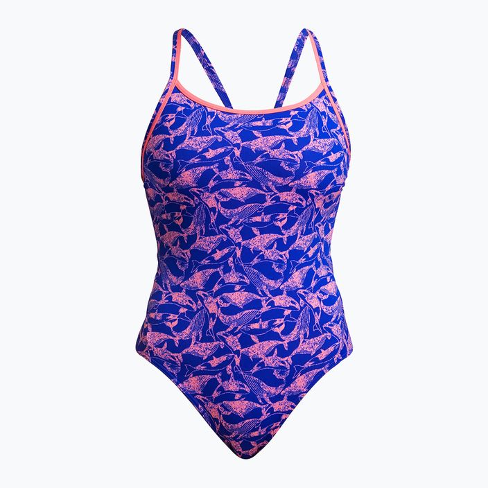 Dámske jednodielne plavky Funkita Diamond Back minky pinky