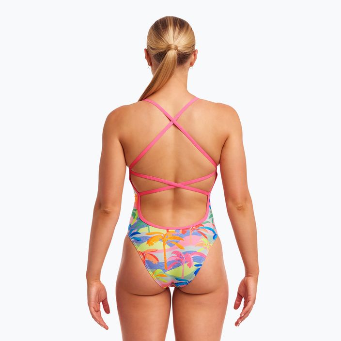 Funkita Strapped In One Piece dámske plavky poka palm 4