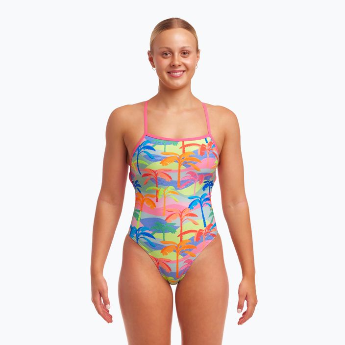 Funkita Strapped In One Piece dámske plavky poka palm 5