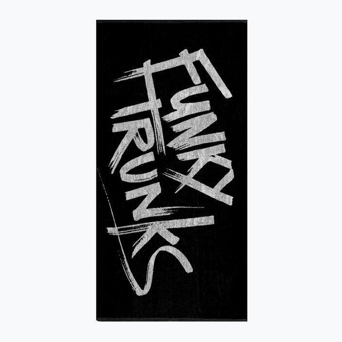 Funky Trunks Bavlnený žakárový uterák označený čiernou farbou 4