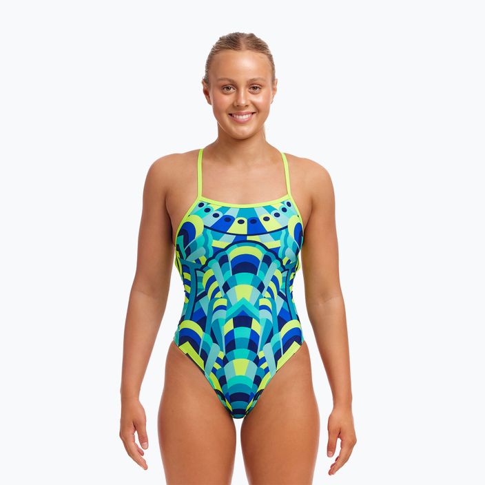 Dámske jednodielne plavky Funkita Strapped In One Piece cirque du swim 2