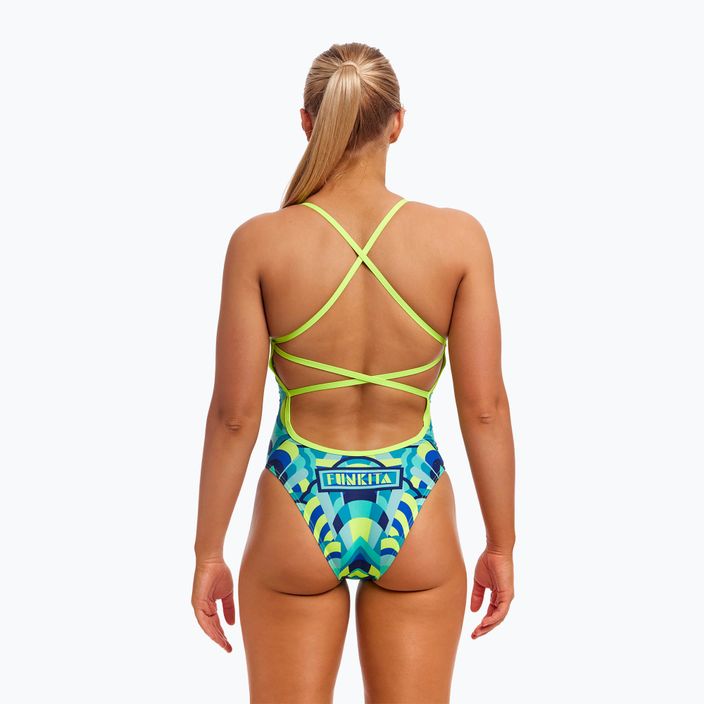 Dámske jednodielne plavky Funkita Strapped In One Piece cirque du swim 3