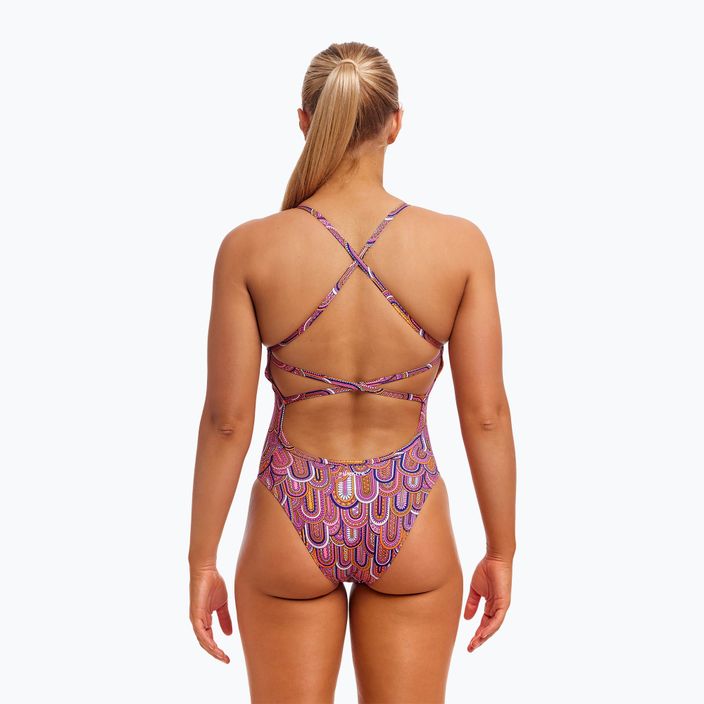 Dámske jednodielne plavky Funkita Strapped In One Piece learn to fly 3