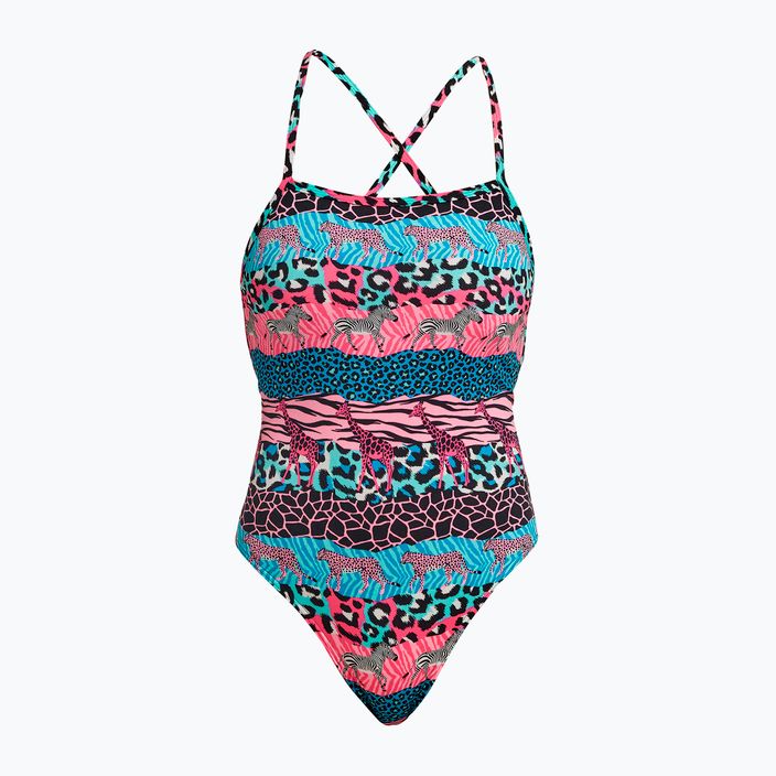 Dámske jednodielne plavky Funkita Strapped In One Piece wild things