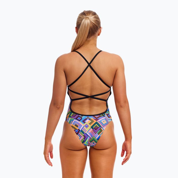 Dámske jednodielne plavky Funkita Strapped In One Piece boxanne 3