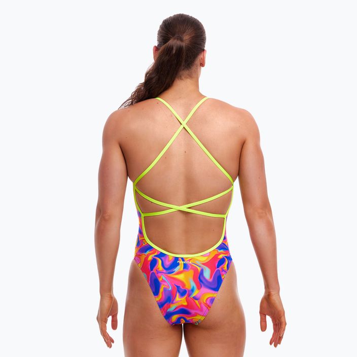 Dámske jednodielne plavky Funkita Strapped In One Piece summer swirl 3