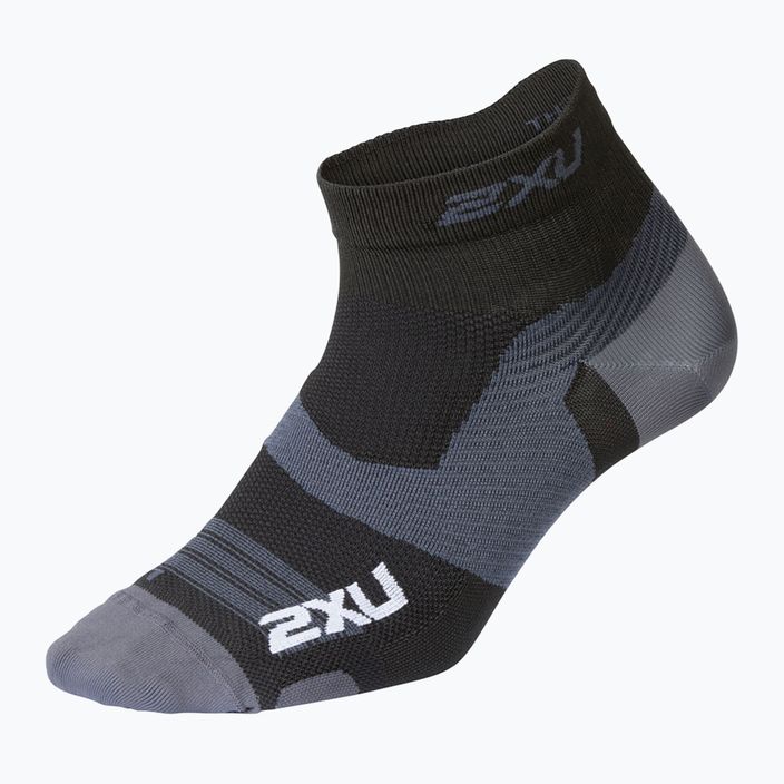 2XU Vectr Ultralght 1/4 Crew športové ponožky čierne UA5046E