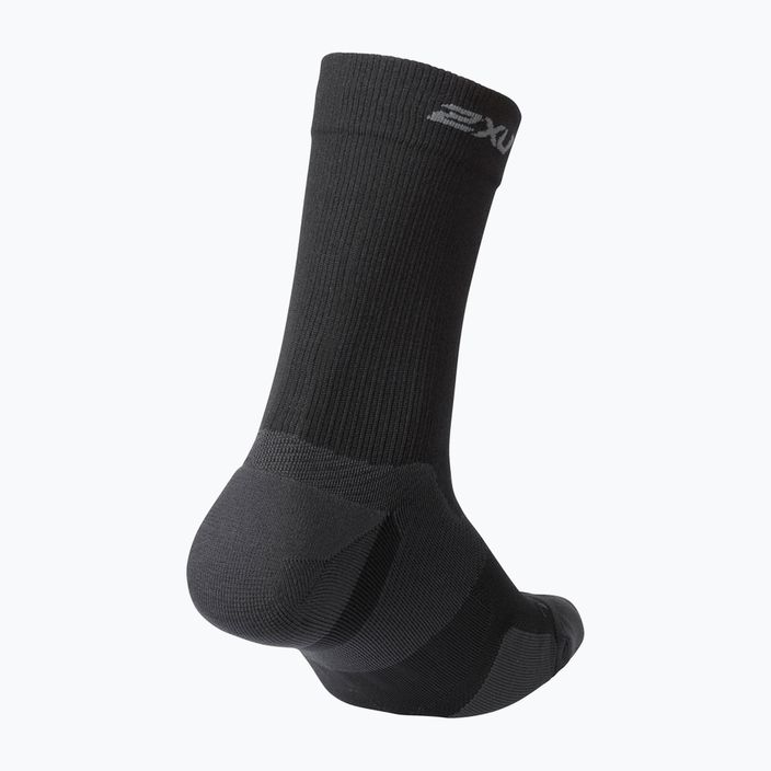 2XU Vectr Cushion Crew športové ponožky čierne UA5053E 2