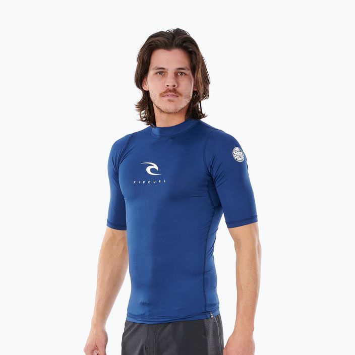 Rip Curl Corps pánske plavecké tričko modré WLE3KM