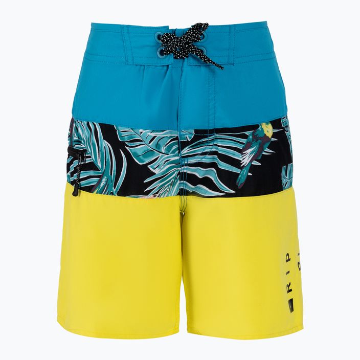 Detské plavecké šortky Rip Curl Undertow modro-žlté KBOGI4