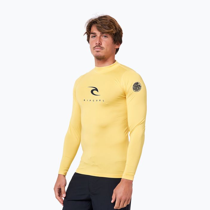 Rip Curl Corps pánske plavecké tričko žlté WLE3QM 3