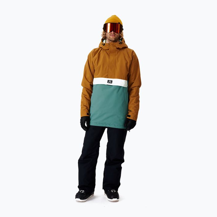 Pánska snowboardová bunda Rip Curl Primative hnedo-zelená MOU 146 5