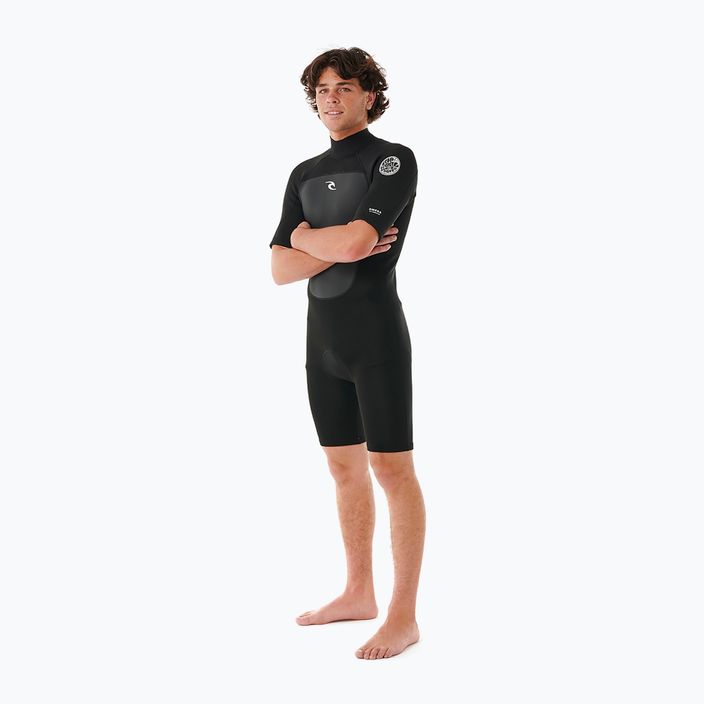 Pánsky neoprén Rip Curl Omega 2 mm Back Zip Springsuit black 2