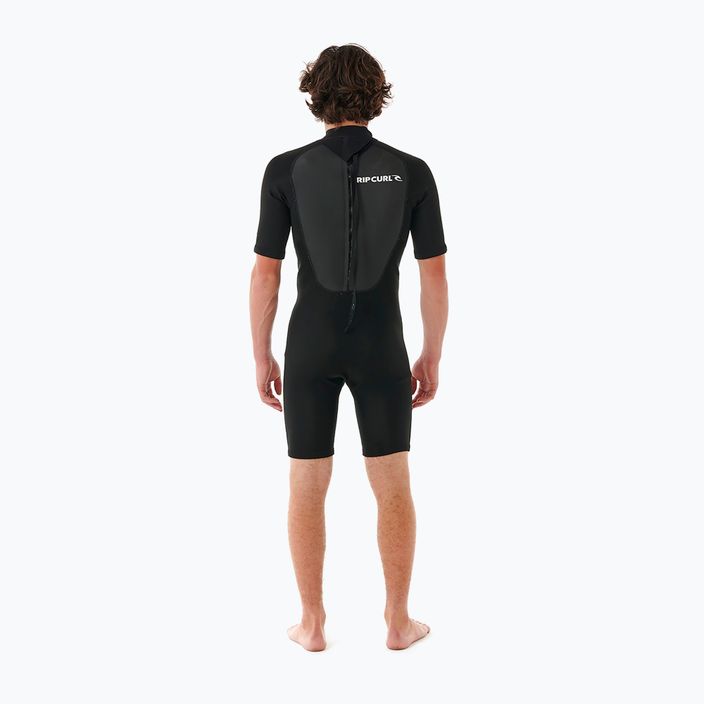 Pánsky neoprén Rip Curl Omega 2 mm Back Zip Springsuit black 3