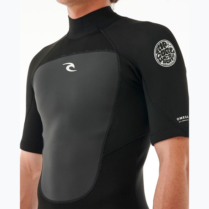 Pánsky neoprén Rip Curl Omega 2 mm Back Zip Springsuit black 6