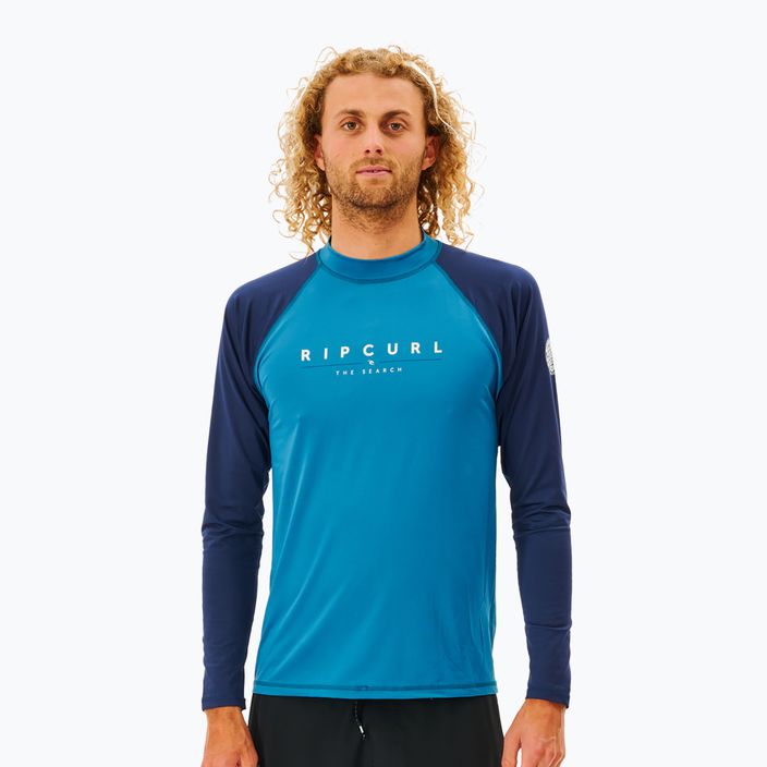 Pánske plavecké tričko Rip Curl Shockwaves 7 modré 12MMRV
