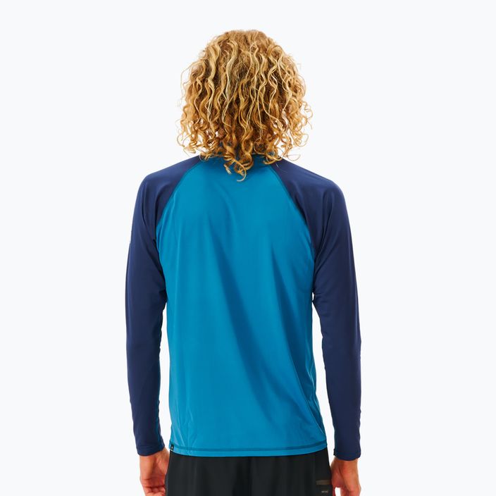 Pánske plavecké tričko Rip Curl Shockwaves 7 modré 12MMRV 2