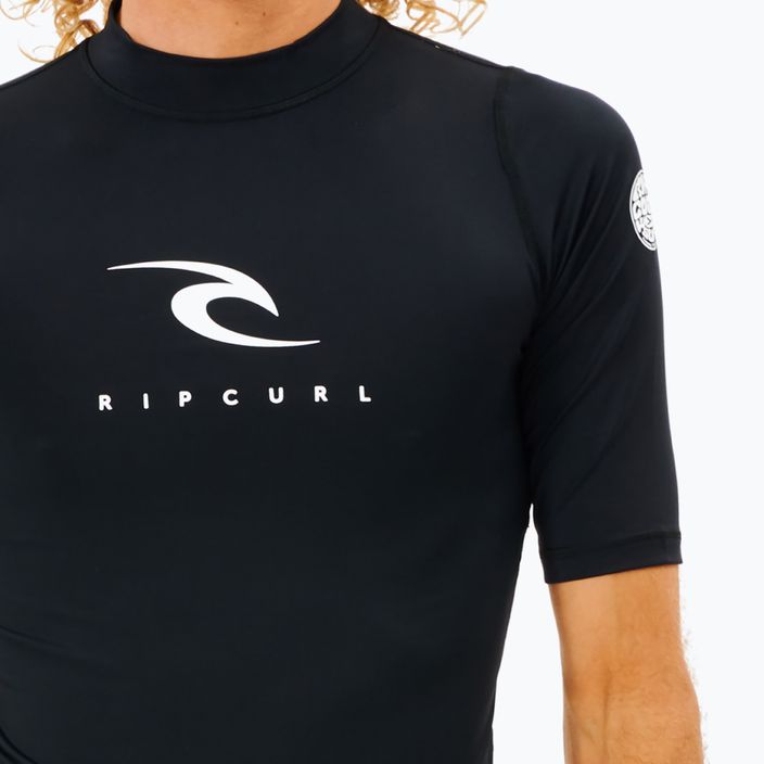 Pánske plavecké tričko Rip Curl Corps 9 čierne 12JMRV 3