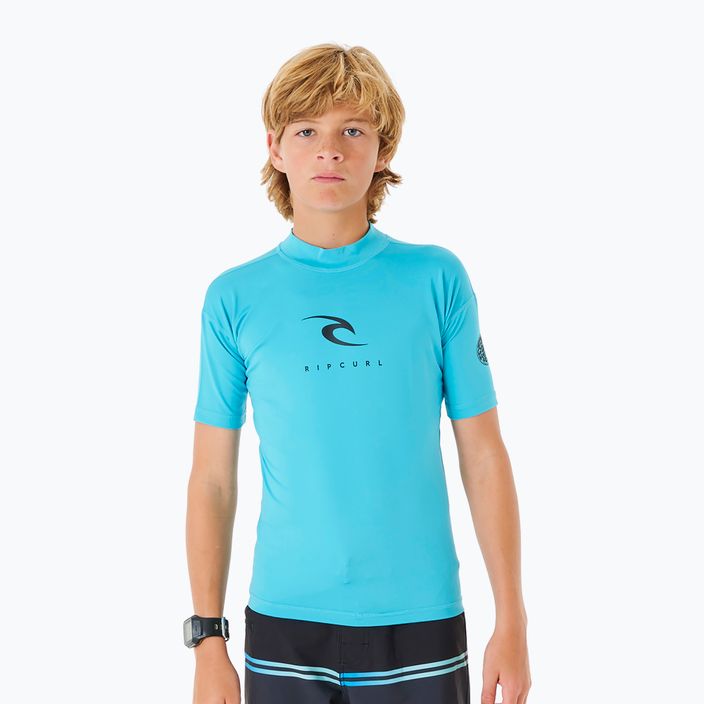 Detské plavecké tričko Rip Curl Corps Rash Vest 7 modré 11NBRV