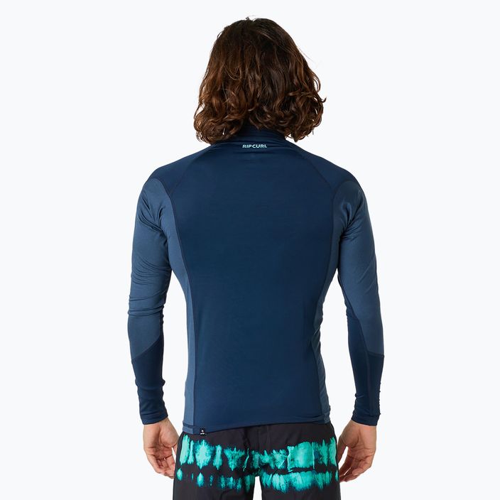 Pánske plavecké tričko Rip Curl Waves Upf Perf L/S s dlhým rukávom dark navy 4