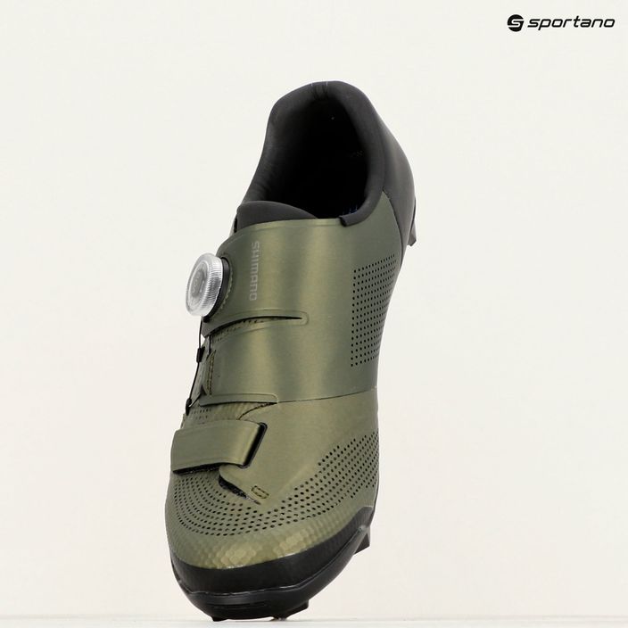 Pánska MTB cyklistická obuv Shimano SH-XC502 moss green 12