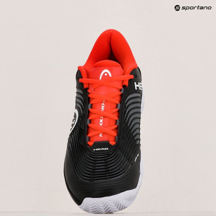 Pánska tenisová obuv black HEAD Revolt Pro 4.5 Clay black/red 11