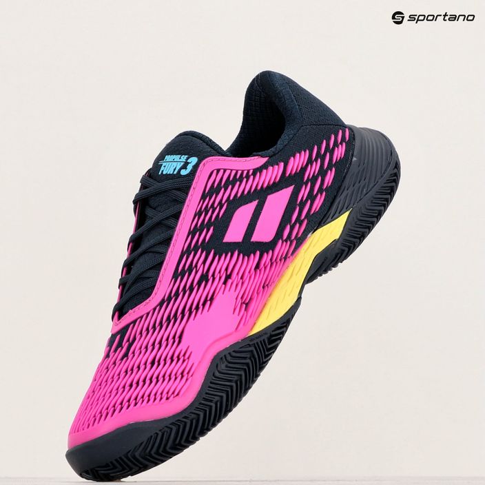 Babolat Propulse Fury 3 Clay dark blue/pink aero pánska tenisová obuv 15