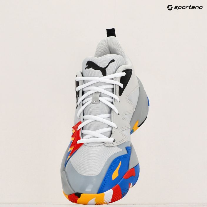 Pánska basketbalová obuv PUMA Genetics glacial gray/cool mid gray 18