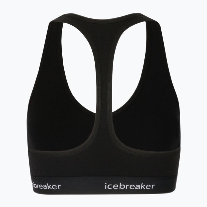 Icebreaker Sprite Racerback termálna podprsenka čierna IB1030200011 7
