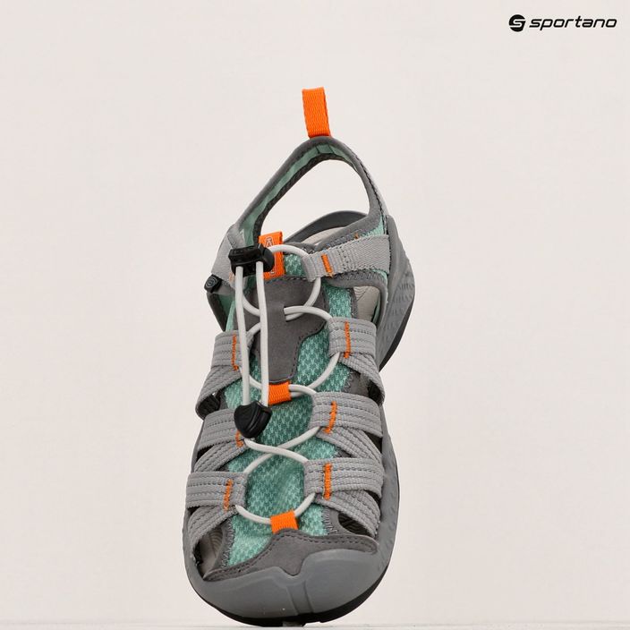 Dámske trekingové sandále KEEN Drift Creek H2 alloy/granite green 17