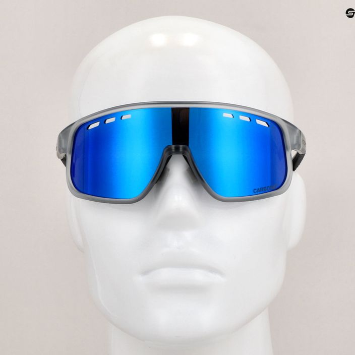Slnečné okuliare CASCO SX-25 Carbonic smoke clear/blue mirror 7