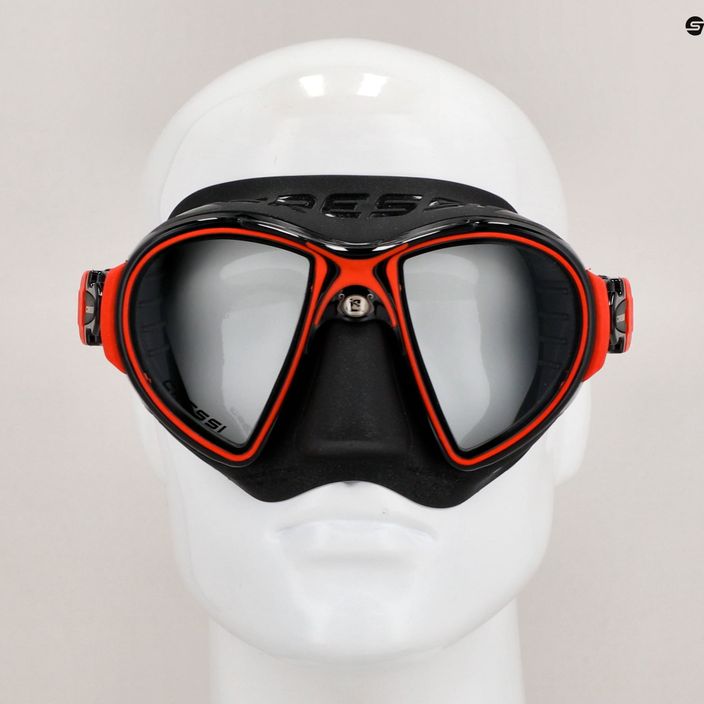 Potápačská maska Cressi Zeus čierna/červená 5