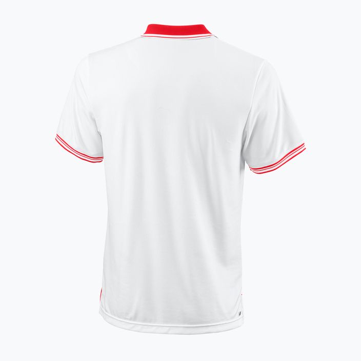 Pánske tenisové tričko Wilson Team II Polo červené WRA794202 2