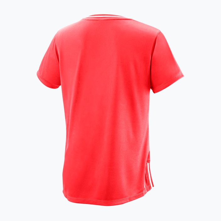 Dámske tenisové tričko Wilson Team II V-Neck orange WRA795309 2