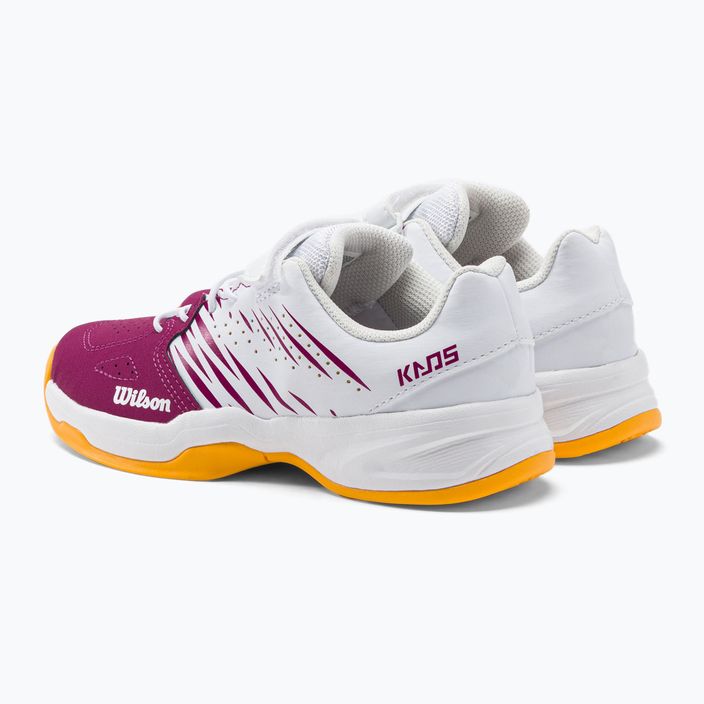 Wilson Kaos K 2.0 detská tenisová obuv bielo-ružová WRS329190 3