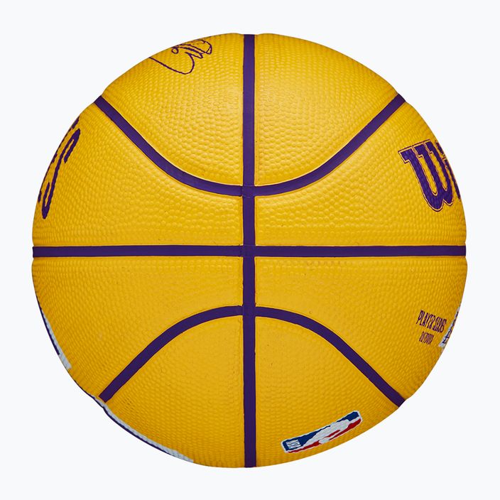 Wilson NBA Player Icon Mini Lebron basketbal WZ4007201XB3 veľkosť 3 5