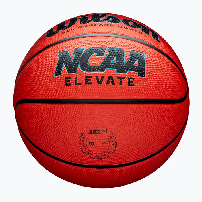 Basketbalová lopta Wilson NCAA Elevate orange/black veľkosť 7 5