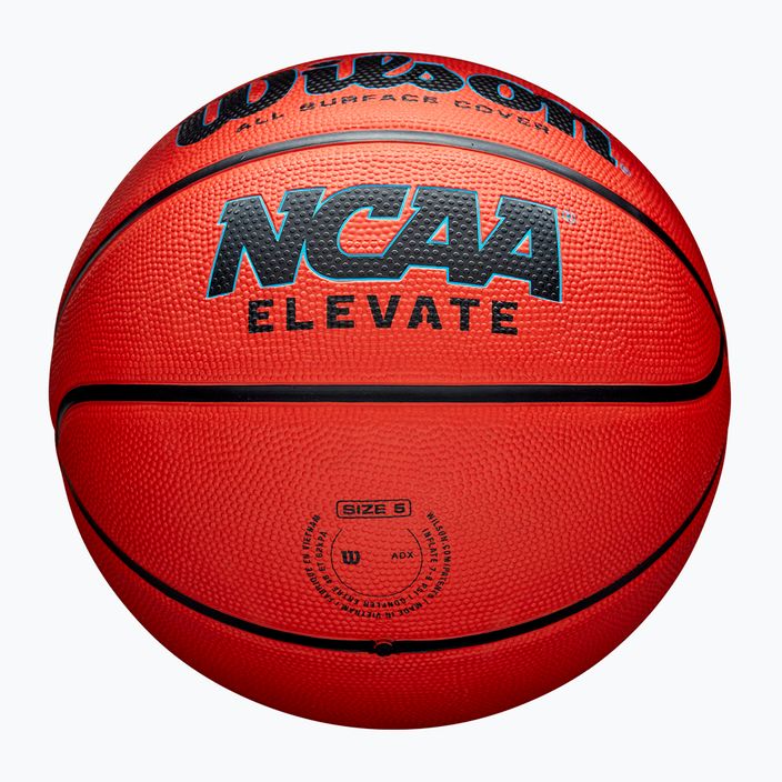 Basketbalová lopta Wilson NCAA Elevate orange/black veľkosť 6 5