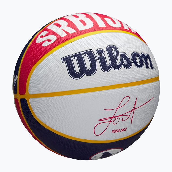 Basketbalová lopta Wilson NBA Player Miestny Jokič modrá veľkosti 7 2
