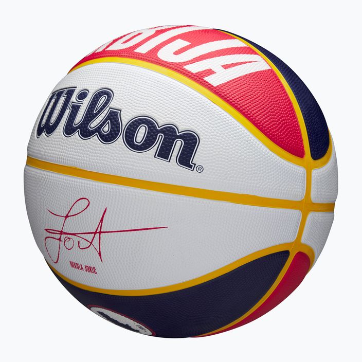 Basketbalová lopta Wilson NBA Player Miestny Jokič modrá veľkosti 7 3
