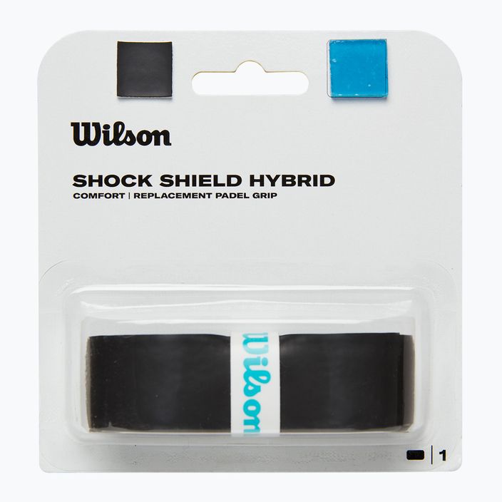 Wilson Shock Shield Hyb Padel omotávka na raketu čierna 2