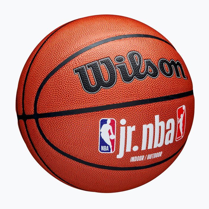 Basketbalová lopta Wilson NBA JR Fam Logo Indoor Outdoor hnedá veľkosť 7 2