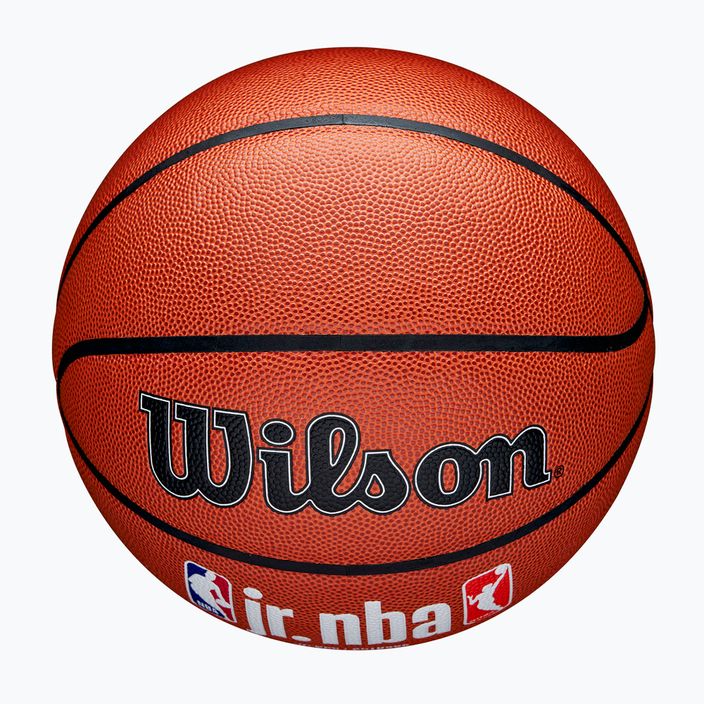 Basketbalová lopta Wilson NBA JR Fam Logo Indoor Outdoor hnedá veľkosť 6 4
