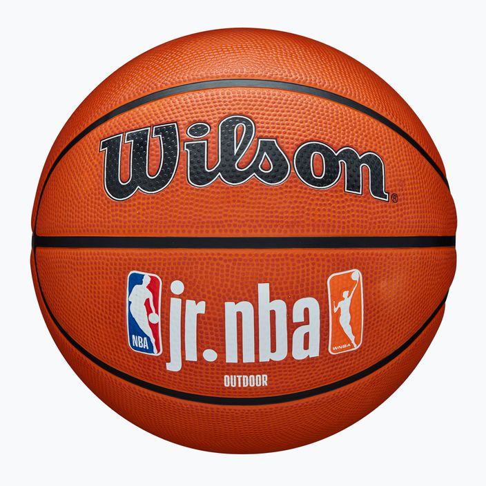 Basketbalová lopta Wilson NBA JR Fam Logo Authentic Outdoor brown veľkosť 7