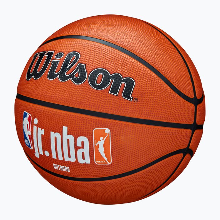 Basketbalová lopta Wilson NBA JR Fam Logo Authentic Outdoor brown veľkosť 7 3