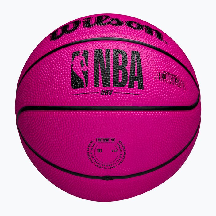 Basketbalová lopta detská Wilson DRV Mini pink veľkosť 3 5