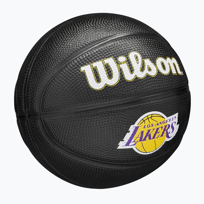 Wilson NBA Team Tribute Mini Los Angeles Lakers basketbal WZ4017601XB3 veľkosť 3 2